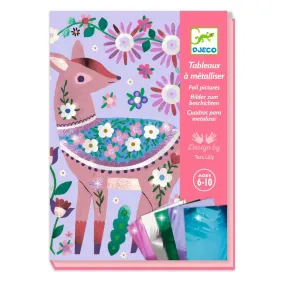 Djeco Foil Pictures Art Kit - Pretty Woodland