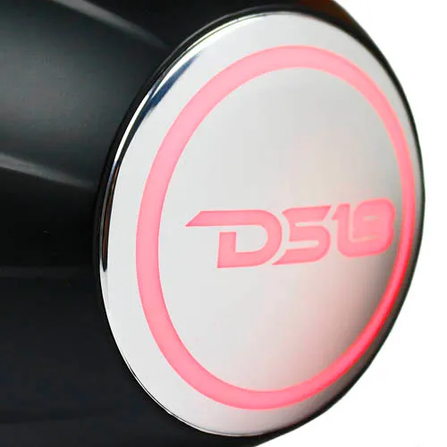 DS18 6.5" Marine Tower Speakers White Hydro Series RGB 300 Watts Max NXL-X6TP/BK