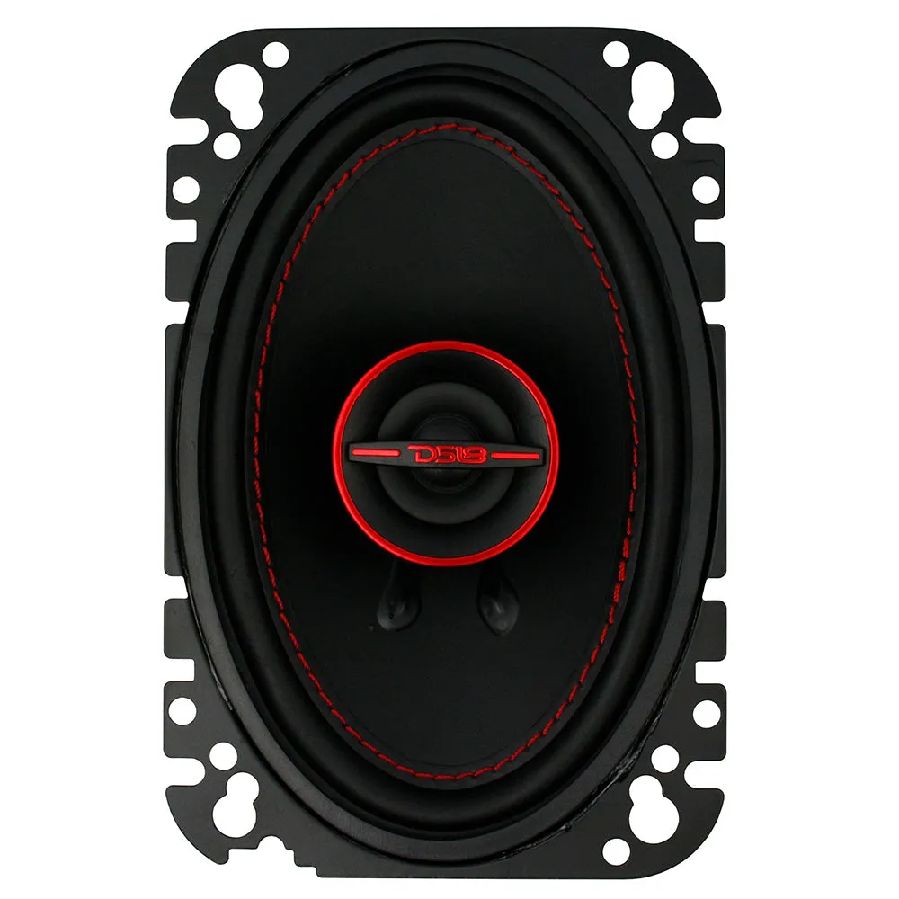 DS18 GEN-X 4x6" 2 Way Coaxial Speaker Pair 135W Max Power 45W RMS 4 Ohm G4.6XI