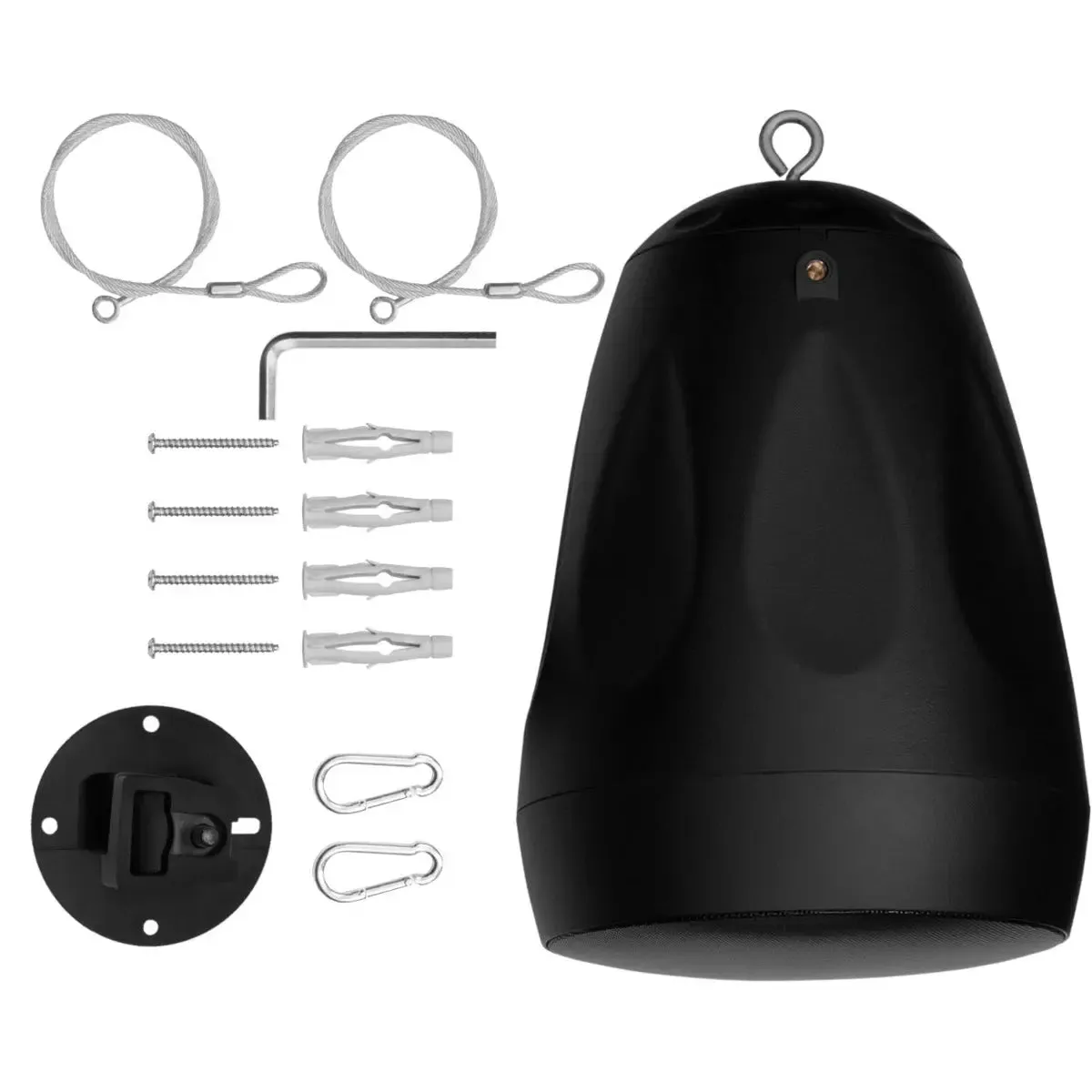 Earthquake Sound PCS6.5 25V/70V/100V/8-Ohm 120W Hanging Speaker w/ Landscape Stand or Wall Mounted