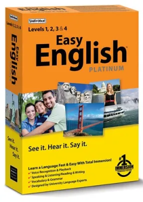 Easy English Platinum Language Learning Software for Windows (Download)