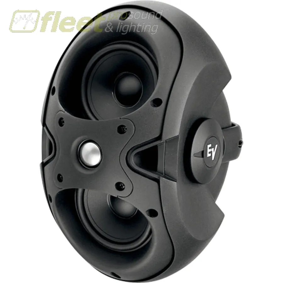 Electro-Voice EVID4.2T w/ transformer - Dual 4" surface mount speaker pair - black