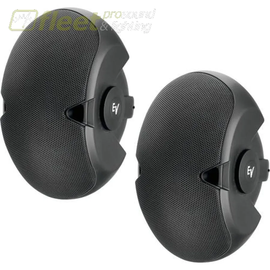 Electro-Voice EVID4.2T w/ transformer - Dual 4" surface mount speaker pair - black