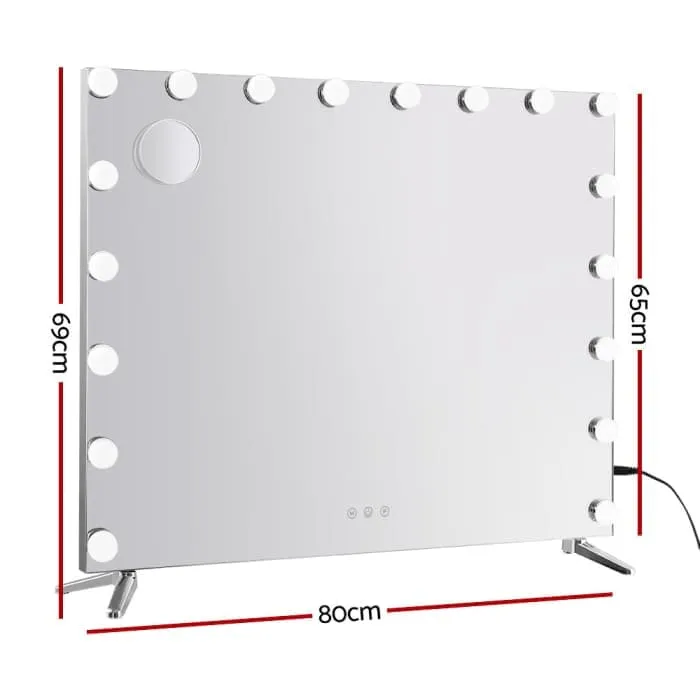 Embellir Bluetooth Makeup Mirror With Light Hollywood Led Wall Mounted Cosmetic
