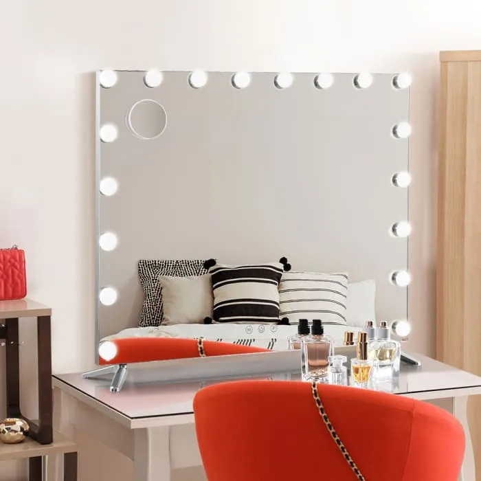 Embellir Bluetooth Makeup Mirror With Light Hollywood Led Wall Mounted Cosmetic