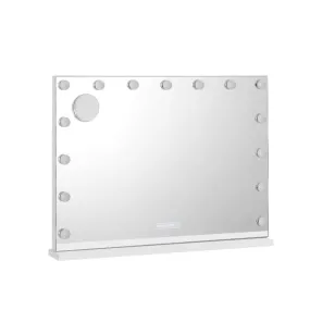Embellir Bluetooth Makeup Mirror 80x58cm Hollywood With Light Vanity Wall 18 Led