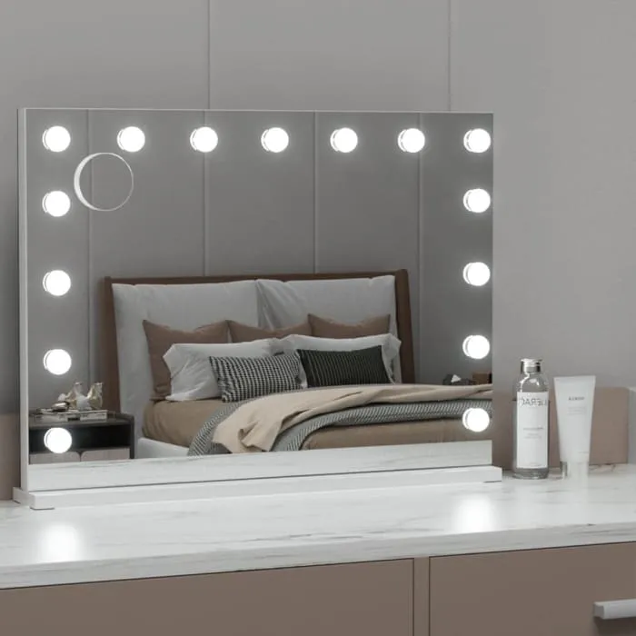Embellir Bluetooth Makeup Mirror 80x58cm Hollywood With Light Vanity Wall 18 Led