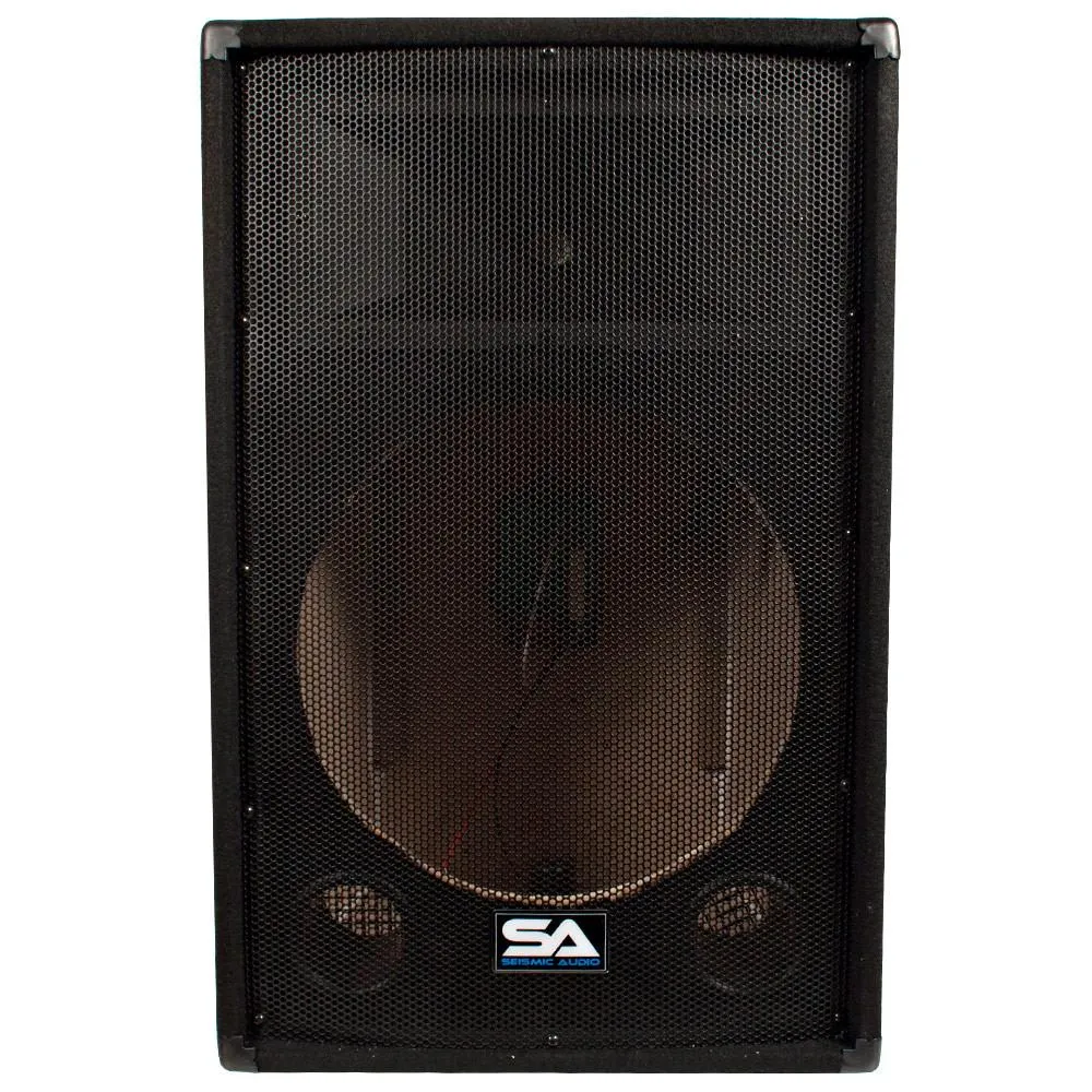 Empty 15 Inch PA / DJ / Band Speaker Cabinet with Titanium Horns