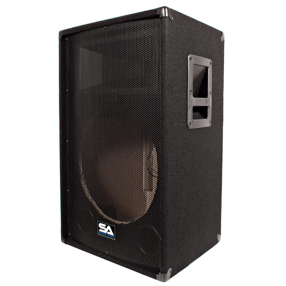 Empty 15 Inch PA / DJ / Band Speaker Cabinet with Titanium Horns