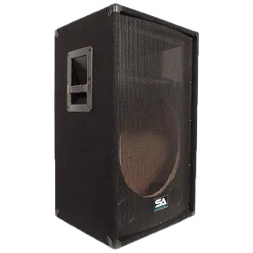 Empty 15 Inch PA / DJ / Band Speaker Cabinet with Titanium Horns