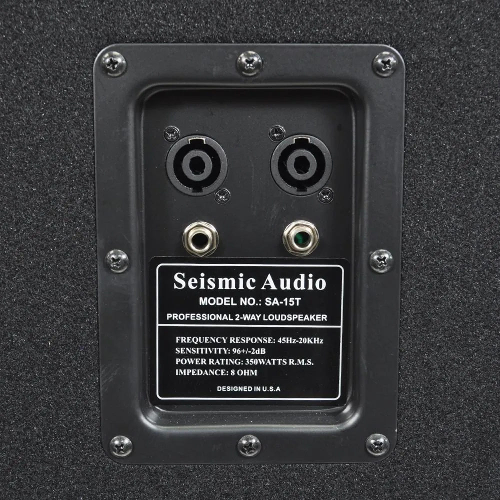 Empty 15 Inch PA / DJ / Band Speaker Cabinet with Titanium Horns