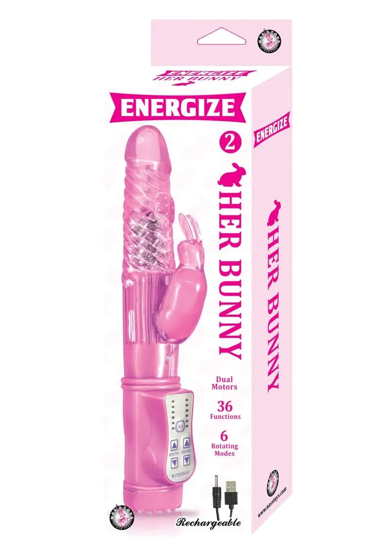 Energize Her Bunny 2 Dual Motor Rechargeable Rabbit Vibrator