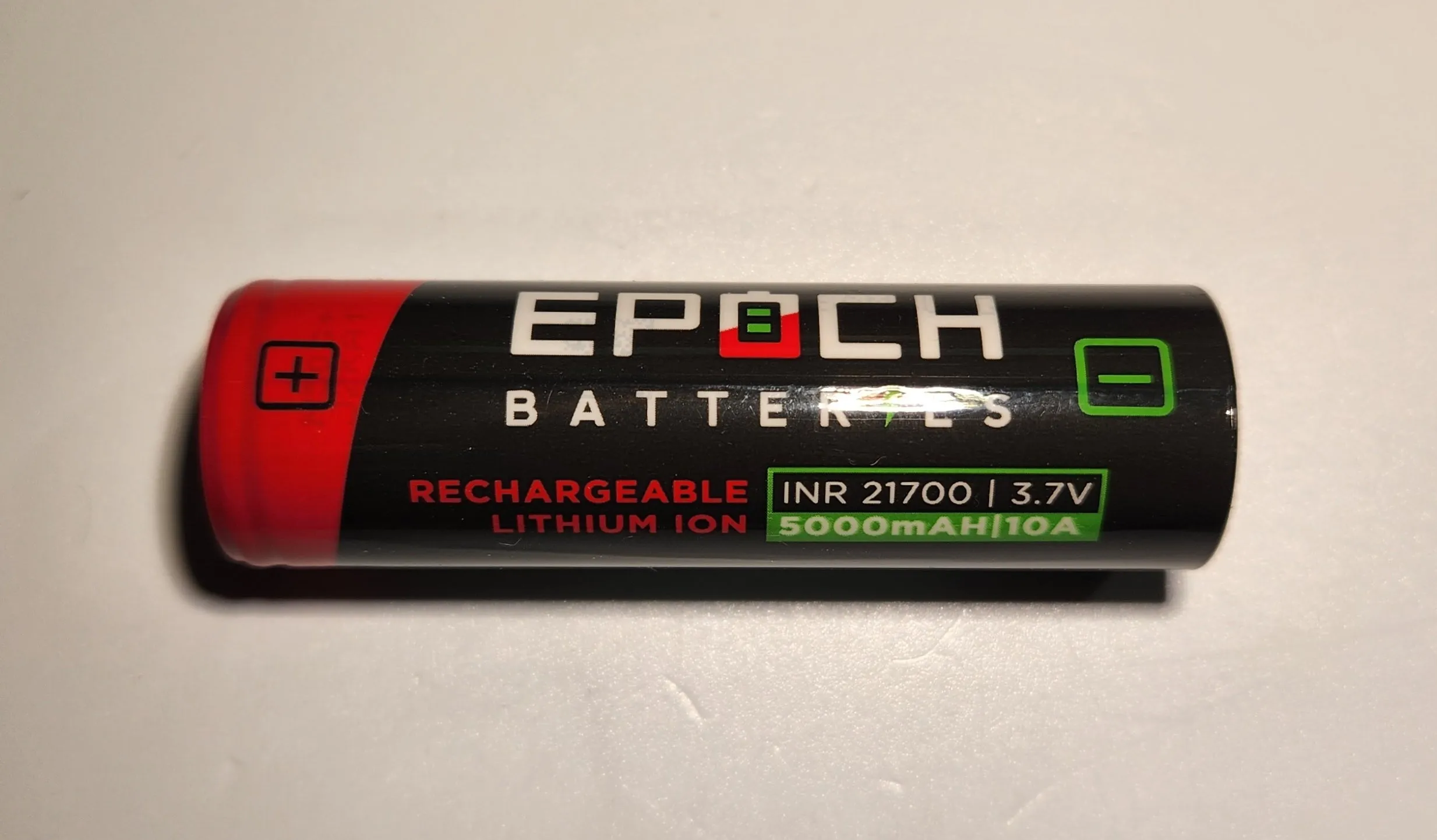 Epoch 21700 5000mAh Button Top 10A  **** HAS TO BE SHIPPED WITH FLASLIGHT   FEDEX ***