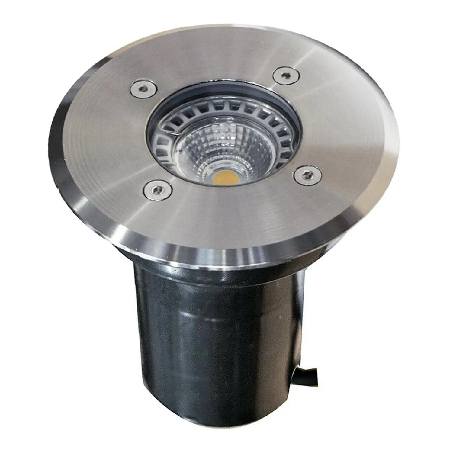 Exterior inground Up Lights in Stainless Steel (Square or Round)