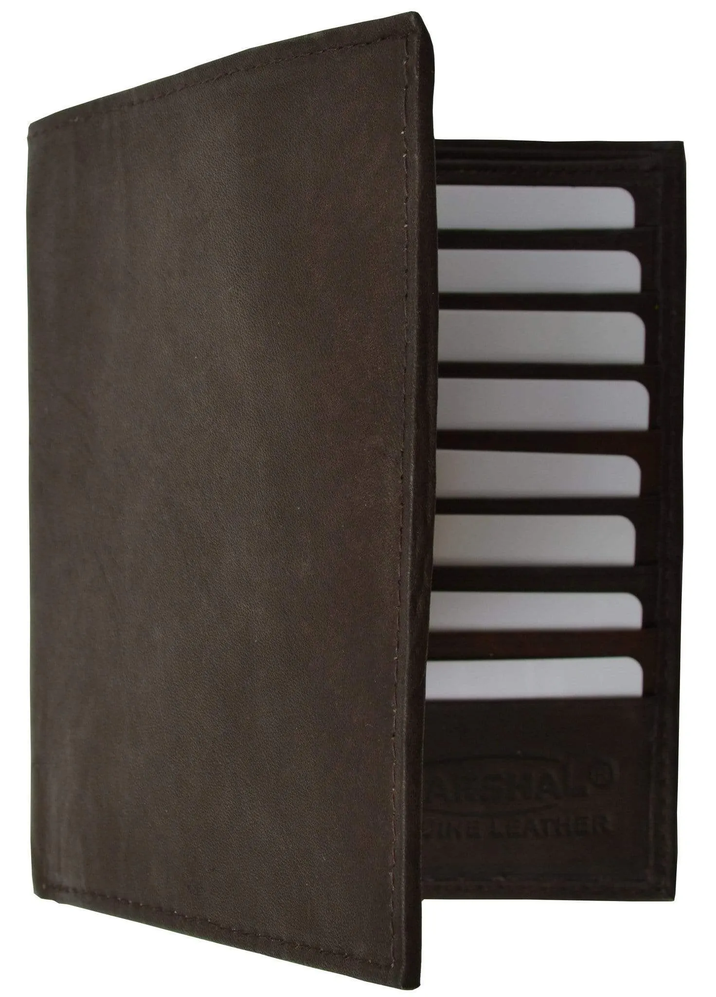 Extra Capicity RFID Blocking Bifold Hipster Credit Card Wallet Premium Leather RFID 2502 (C)