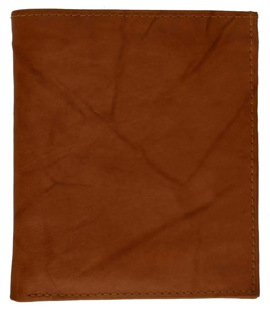 Extra Capicity RFID Blocking Bifold Hipster Credit Card Wallet Premium Leather RFID 2502 (C)