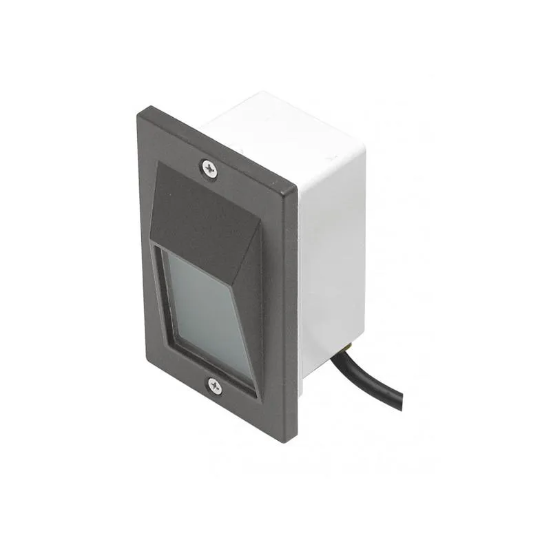 Eyelid LED inground Light IP66 2w in Charcoal/Silver Superlux Lighting - LLED20101