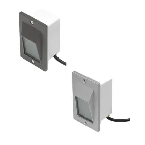 Eyelid LED inground Light IP66 2w in Charcoal/Silver Superlux Lighting - LLED20101