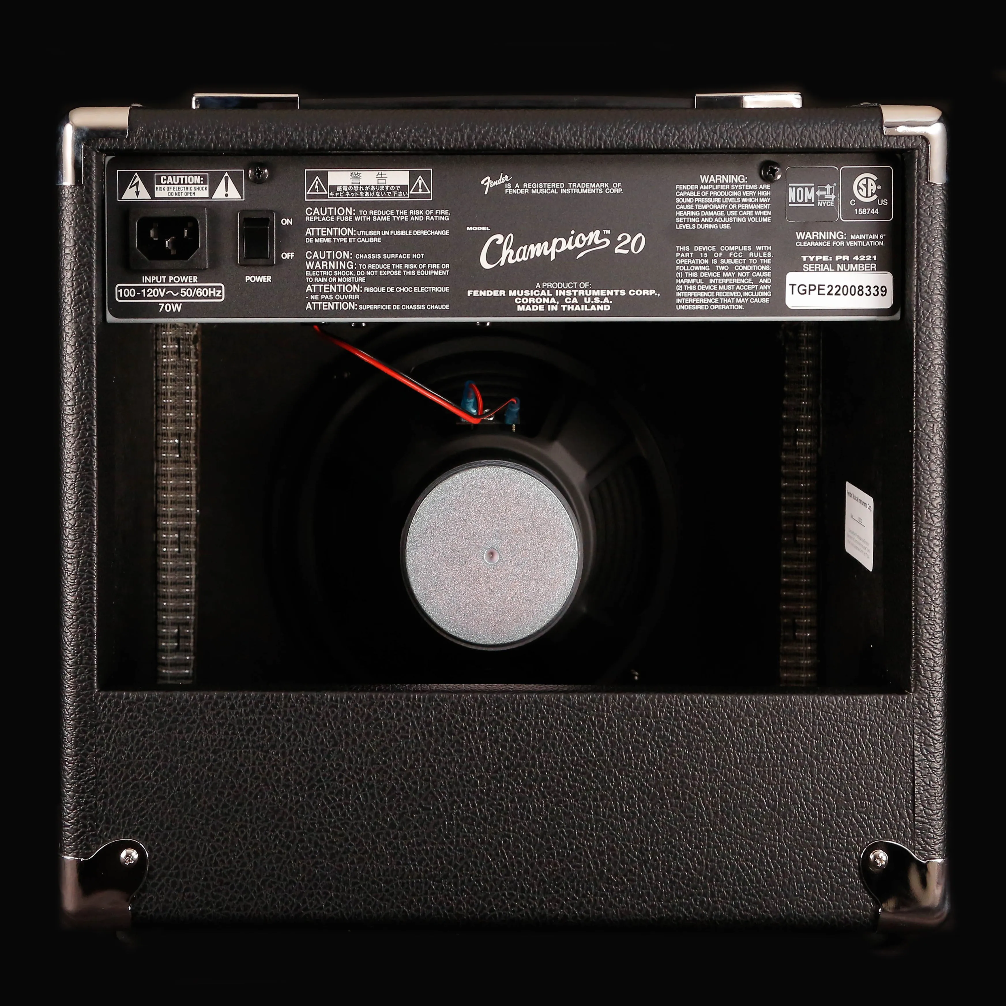 Fender Champion 20 1x8 Combo