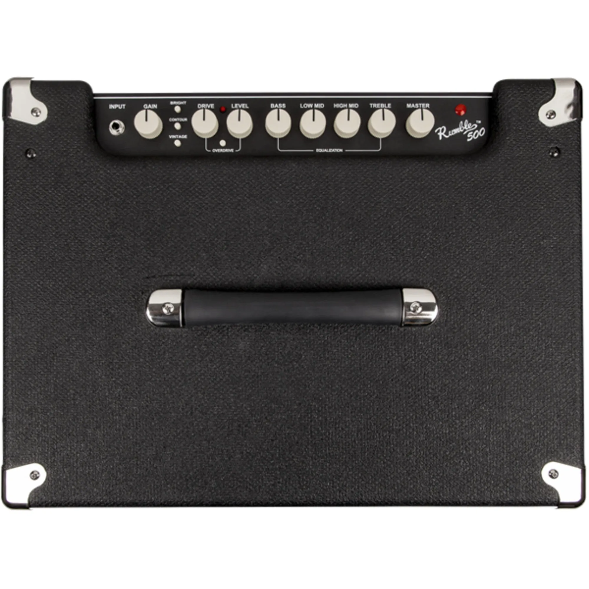 Fender Rumble 500 Bass Combo 120V, Black/Silver