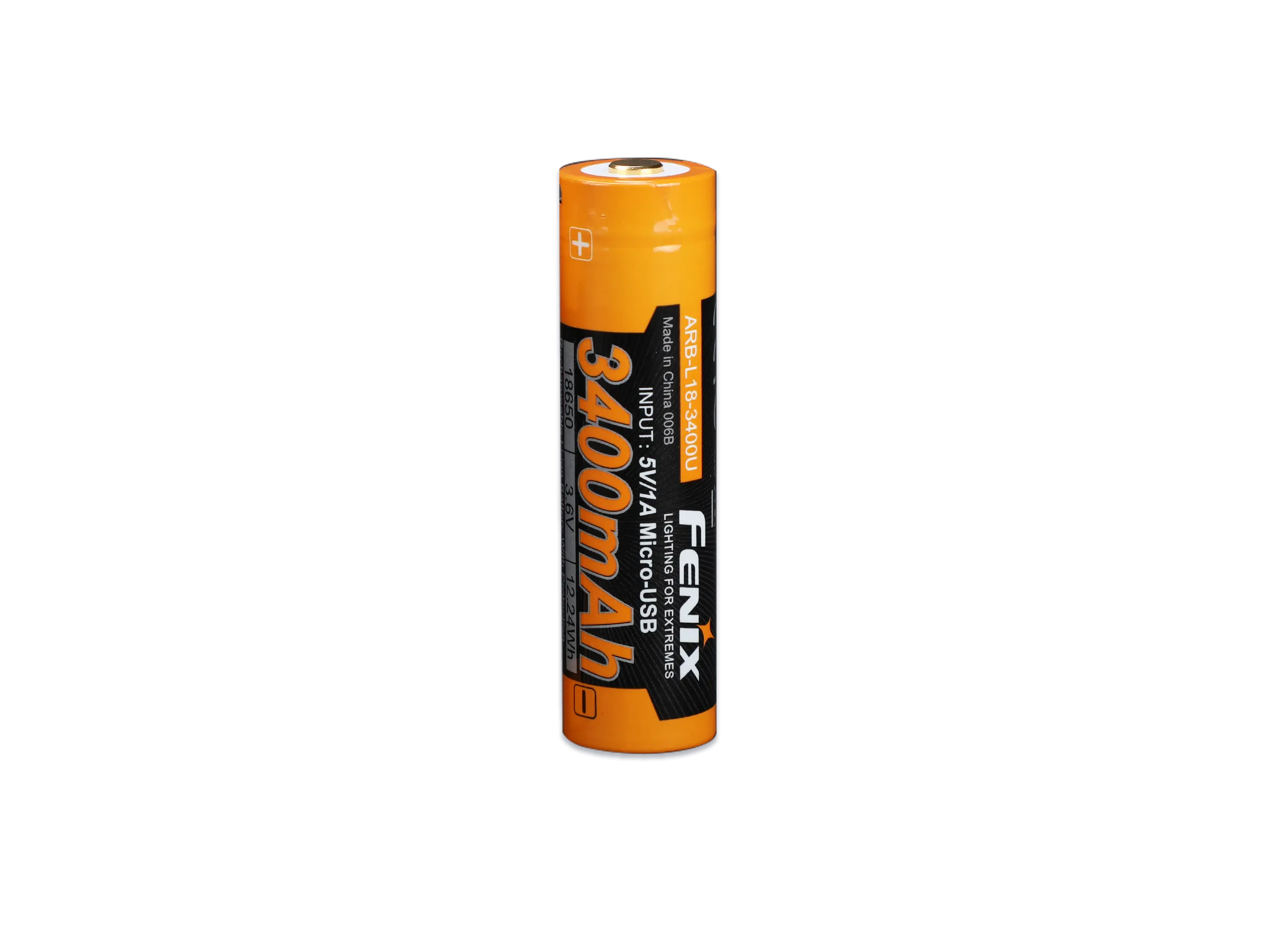 Fenix ARB-L18-3400U Micro-USB Rechargeable 18650 Battery