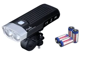 Fenix BC30 V2 LED Bike Light   CR123A Batteries Bundle