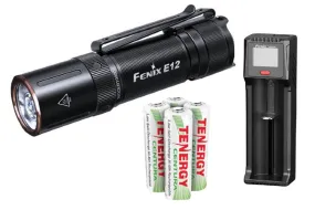 Fenix E12 V2   Batteries and Charger Bundle