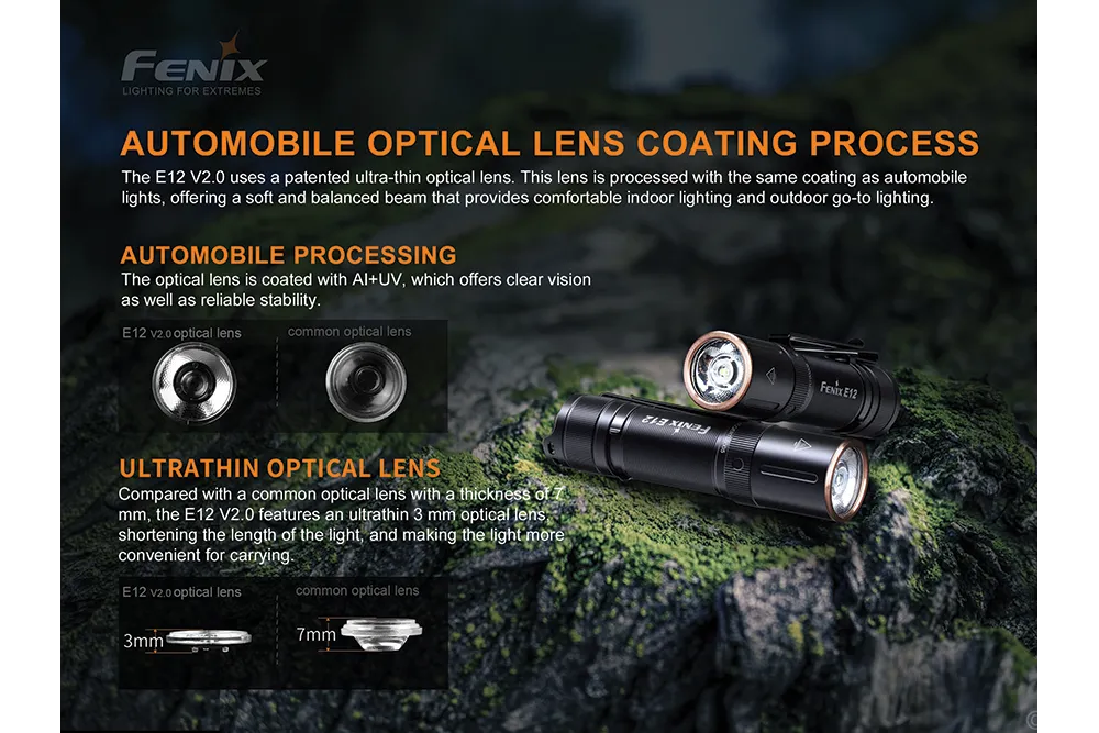 Fenix E12 V2   Batteries and Charger Bundle