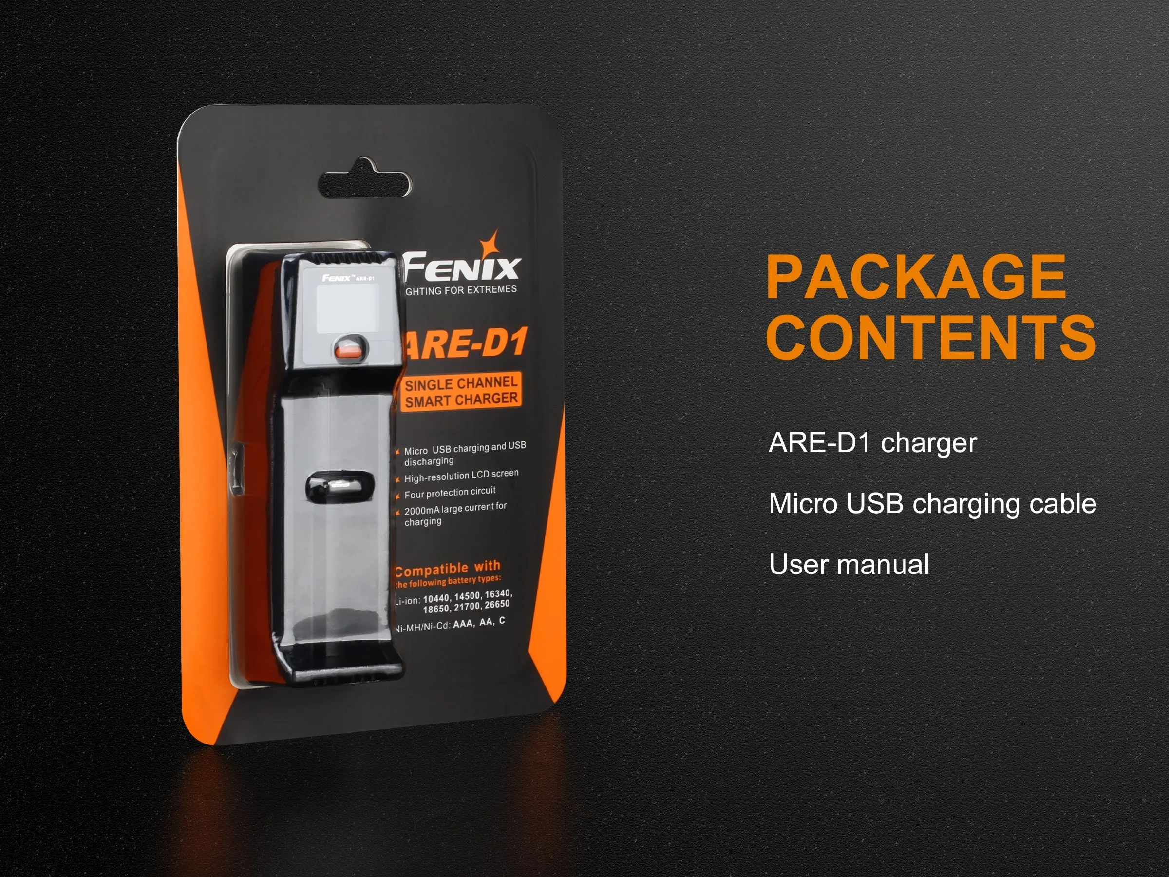 Fenix E12 V2   Batteries and Charger Bundle