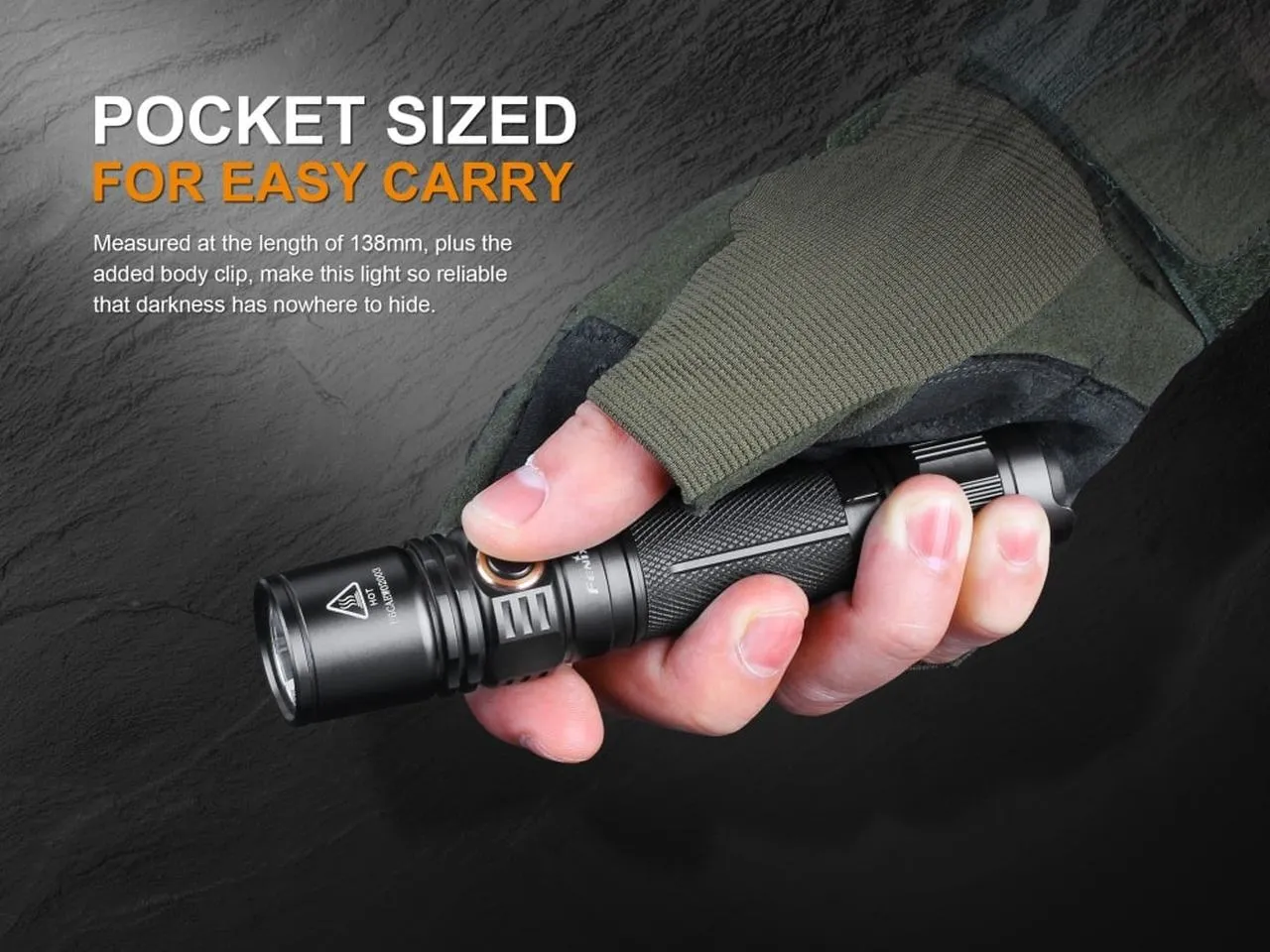 Fenix UC35 V2.0 Rechargeable Tactical Handheld LED Flashlight 1000 Lumens