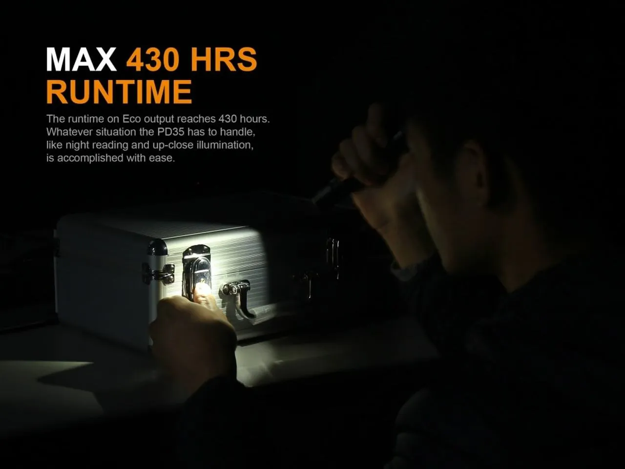 Fenix UC35 V2.0 Rechargeable Tactical Handheld LED Flashlight 1000 Lumens
