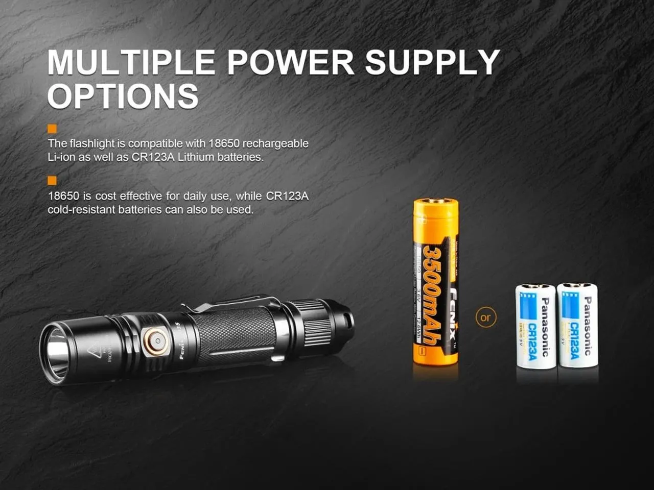 Fenix UC35 V2.0 Rechargeable Tactical Handheld LED Flashlight 1000 Lumens