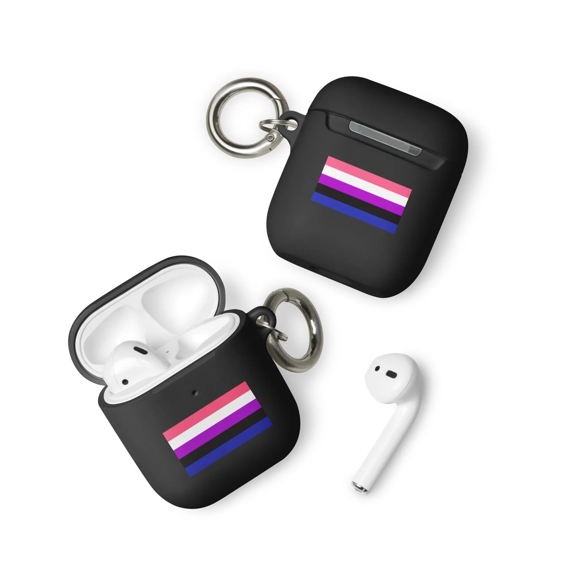 Genderfluid Pride Rubber Case for Apple AirPods