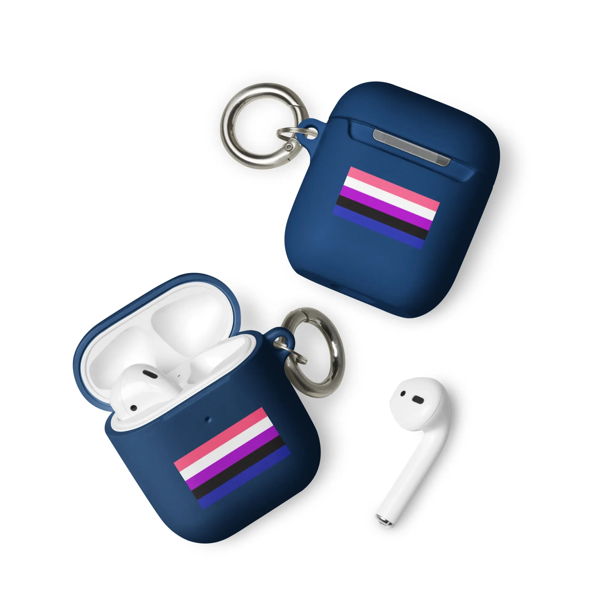Genderfluid Pride Rubber Case for Apple AirPods