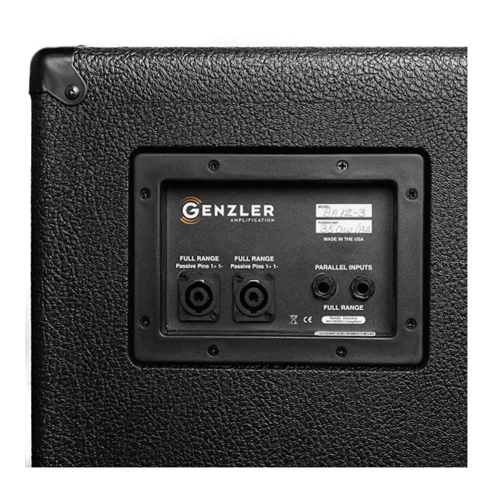Genzler Series 2 BA112-3SLT Bass Array Straight Cabinet - BA2-112-3STR