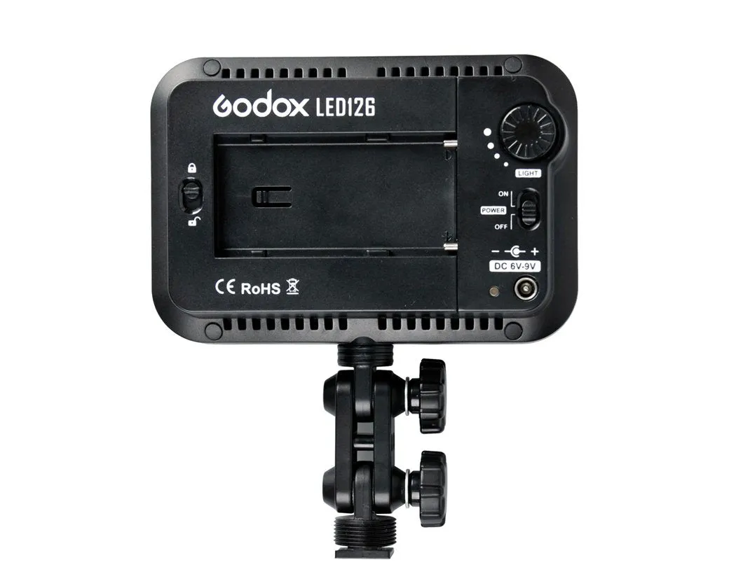 Godox LED 126 Video Light with GP Rechargeable Batteries