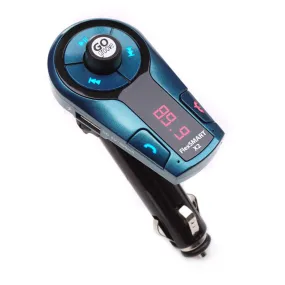 GOgroove FlexSMART X2 Mini In-Car Bluetooth FM Transmitter for Charging, Music Control & Hands-Free Calls (Open Box)
