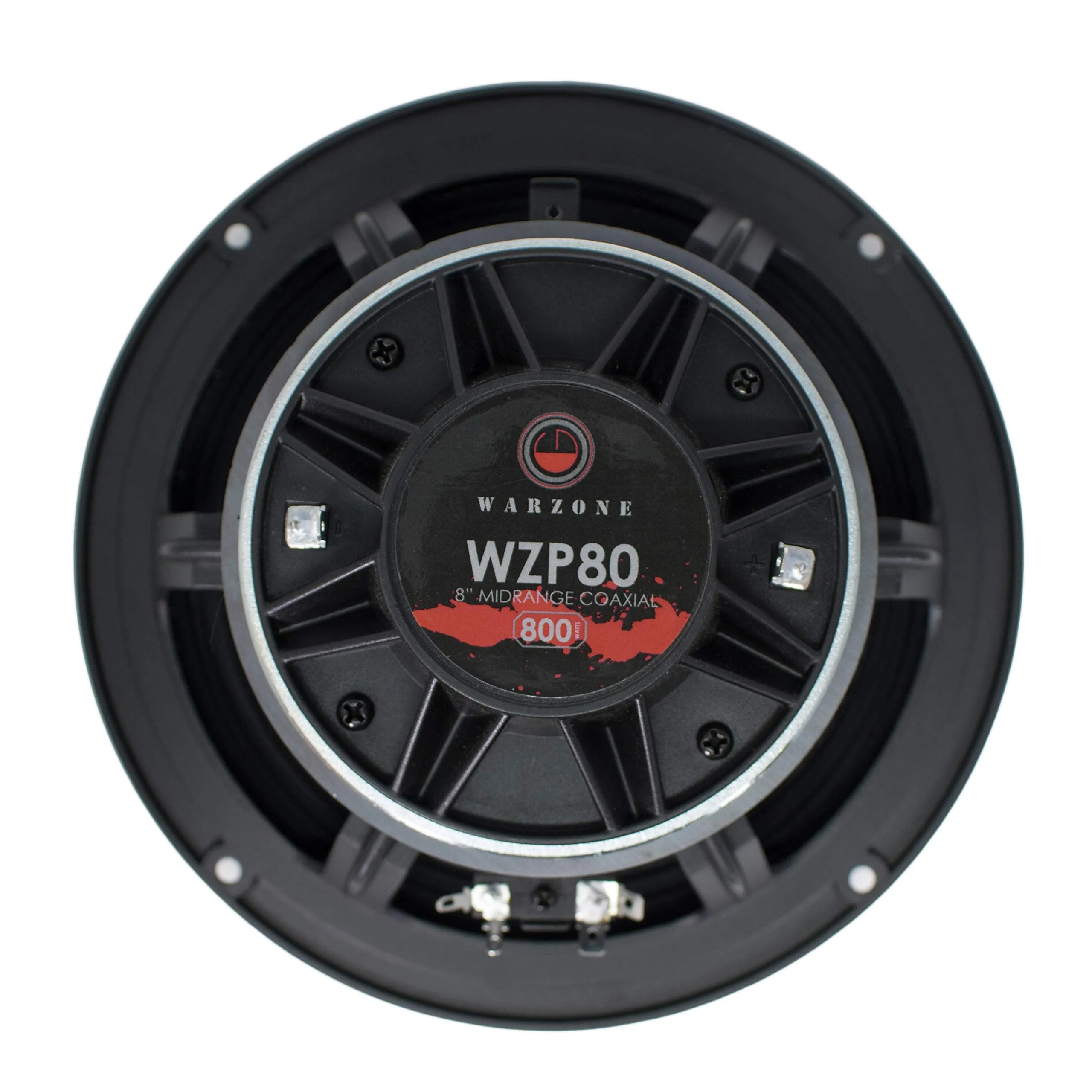Gravity Warzone Series 8" inch Pro Midrange Coaxial Loud Speaker 4-Ohms with 800W Max, 1 Speaker WZP80