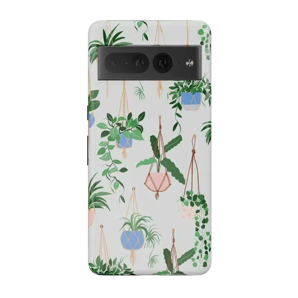 Hanging Around | Potted Plants Floral Google Pixel Case