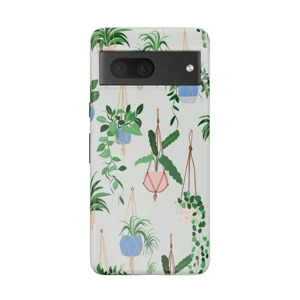 Hanging Around | Potted Plants Floral Google Pixel Case