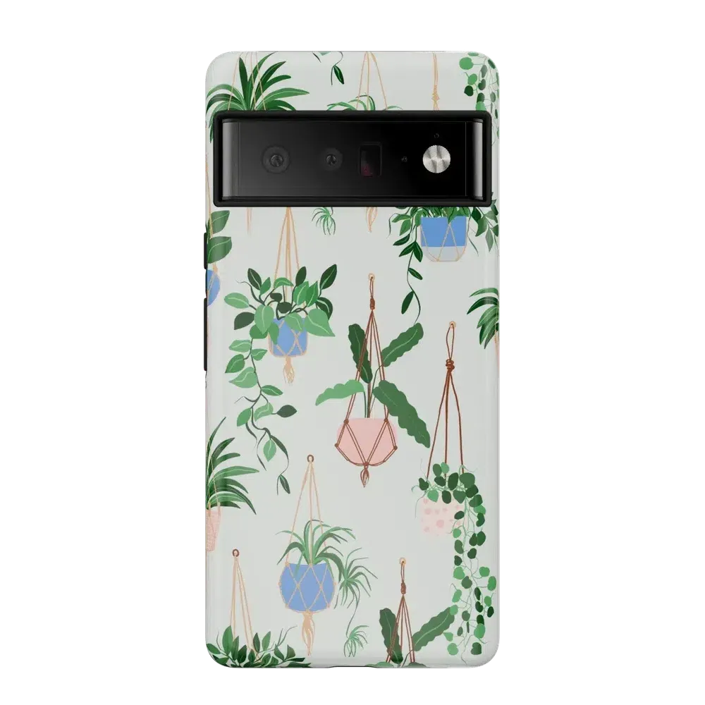 Hanging Around | Potted Plants Floral Google Pixel Case