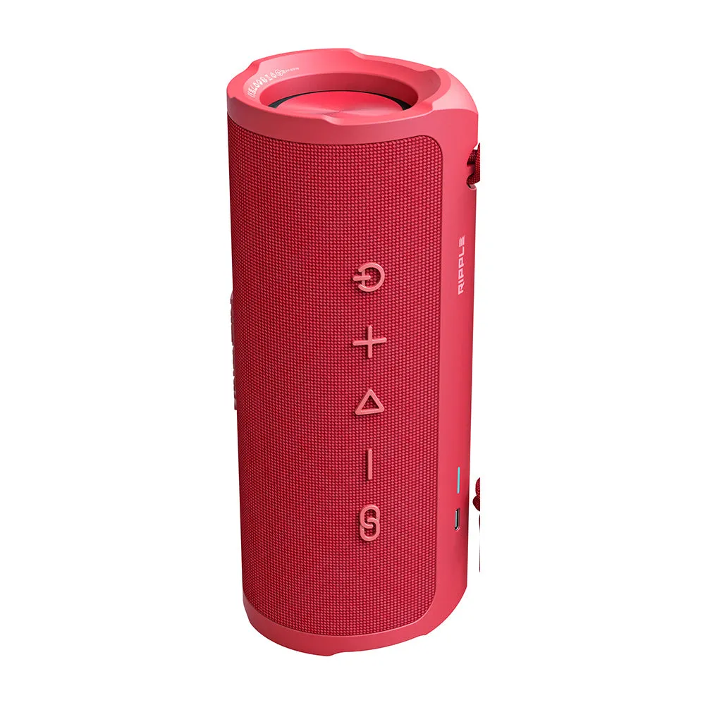 HiFuture Ripple 20W Portable Bluetooth Speaker (Red)