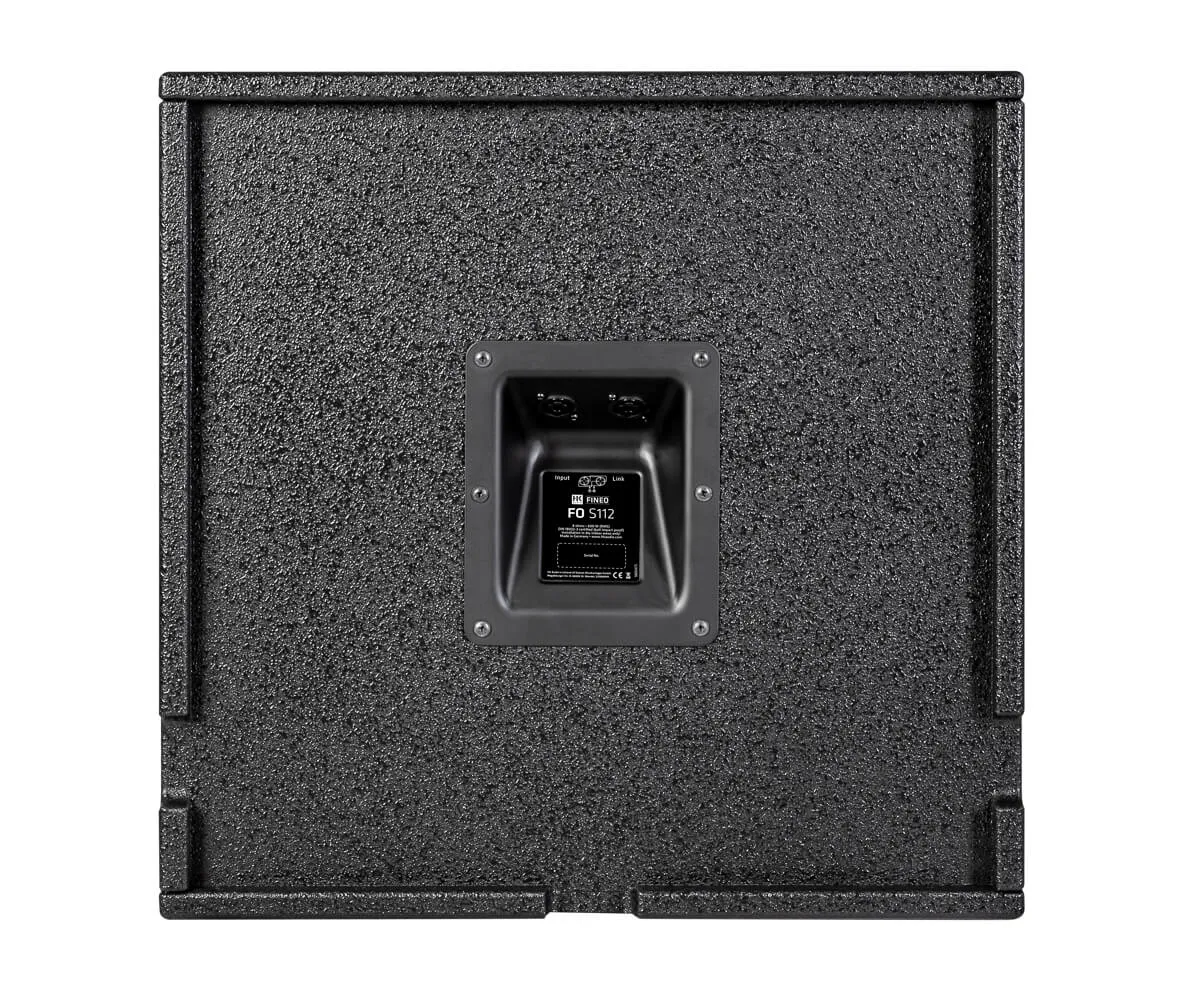 HK Audio FINEO FO S112 1200 Watt Install Sub Reflex 8 ohm (Black) - 12"