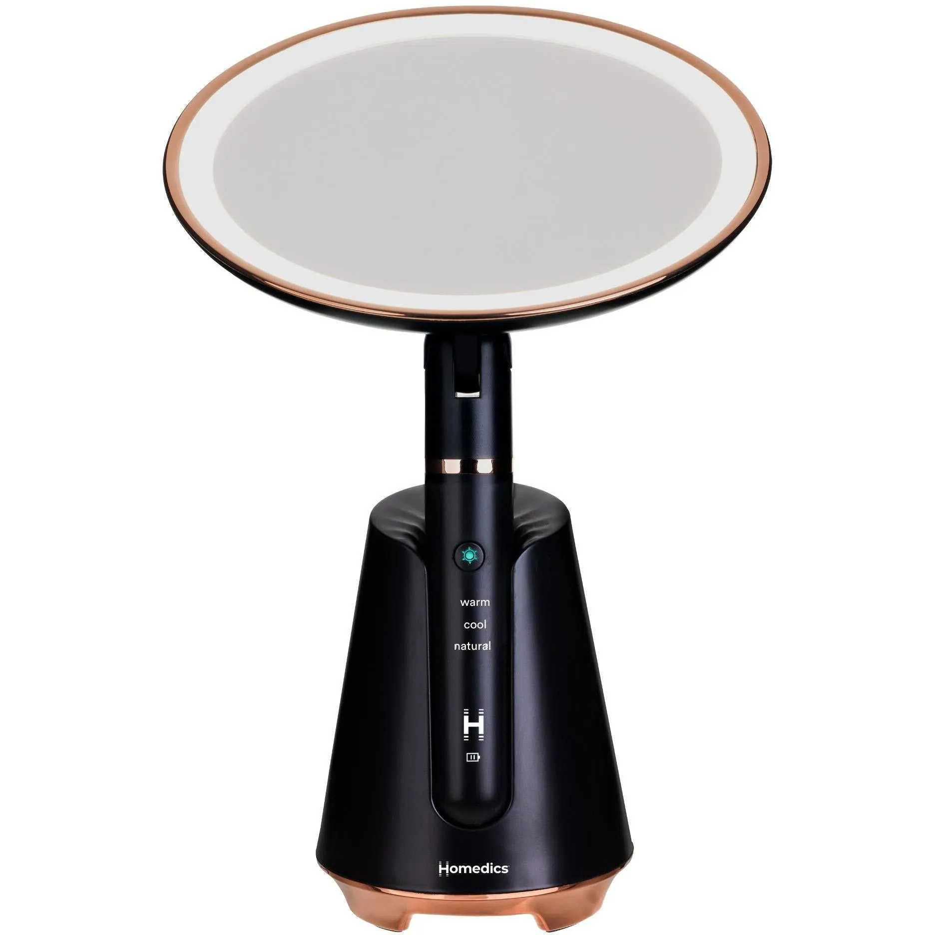 Homedics Radiance LED Beauty Mirror with Bluetooth Speaker