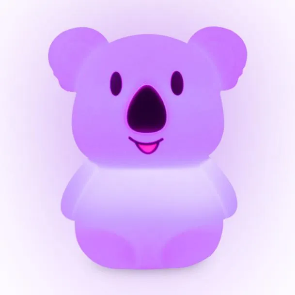 HOME.X 2 in 1 Nursery Night Light & Bluetooth Speaker Lullaby Music Player –Dimmable Color Silicone Koala Bedside Lamp
