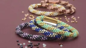 How to Make the Splendid Spiral Kumihimo Bracelet Kits by Beadaholique