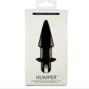Humper rechargeable silicone Butt Plug with 10 Vibrations - Excellent Power
