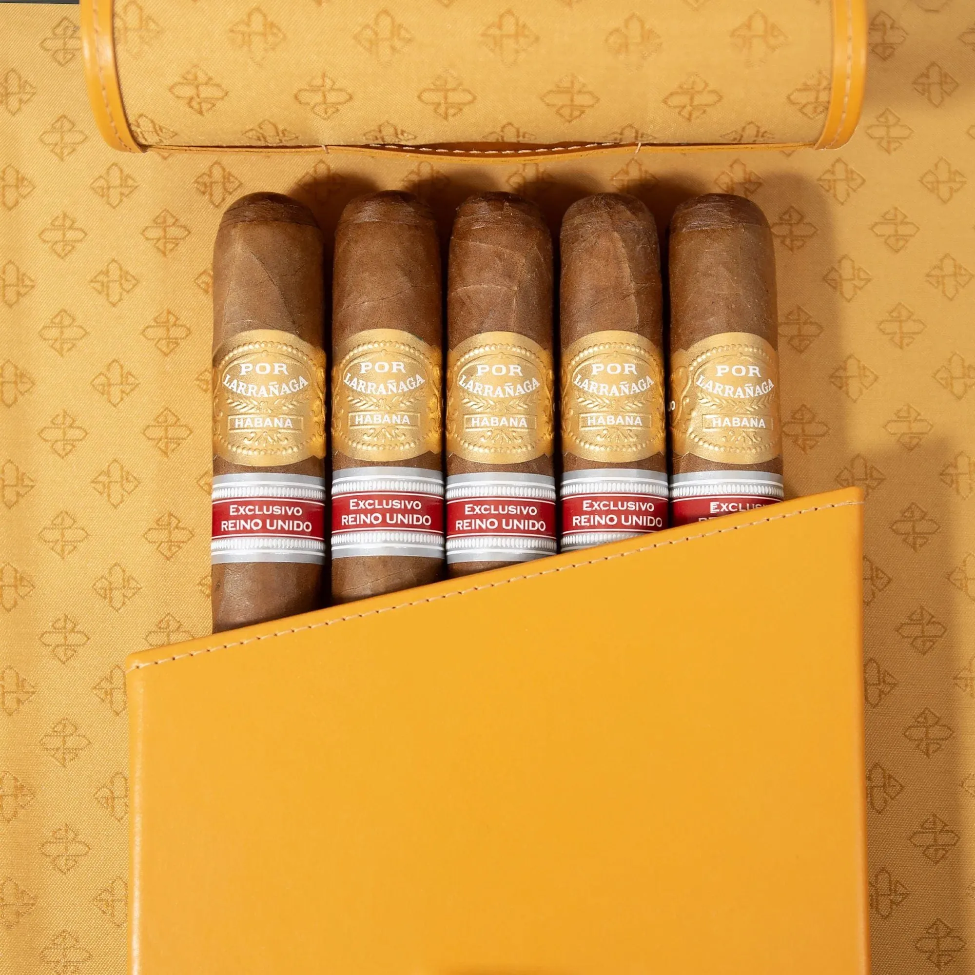 Hunters & Frankau x Ettinger Blue Leather Cigar Wrap
