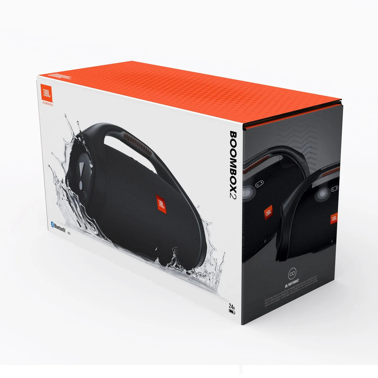 JBL Boombox 2 Portable Waterproof Bluetooth Speaker - Black