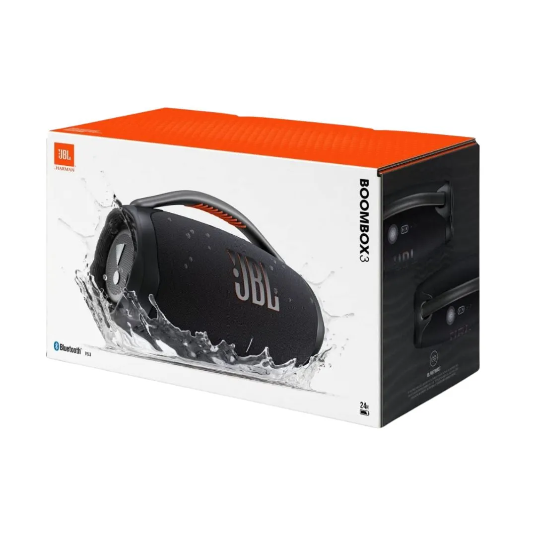 JBL - Boombox3 Portable Bluetooth Speaker - Black